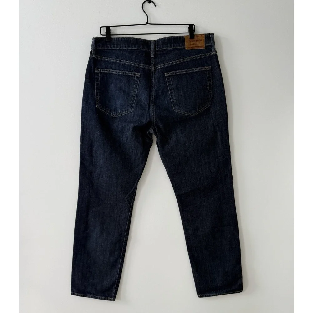Lucky Brand Jeans Mens 36x30 121 Slim Straight Candiani Denim